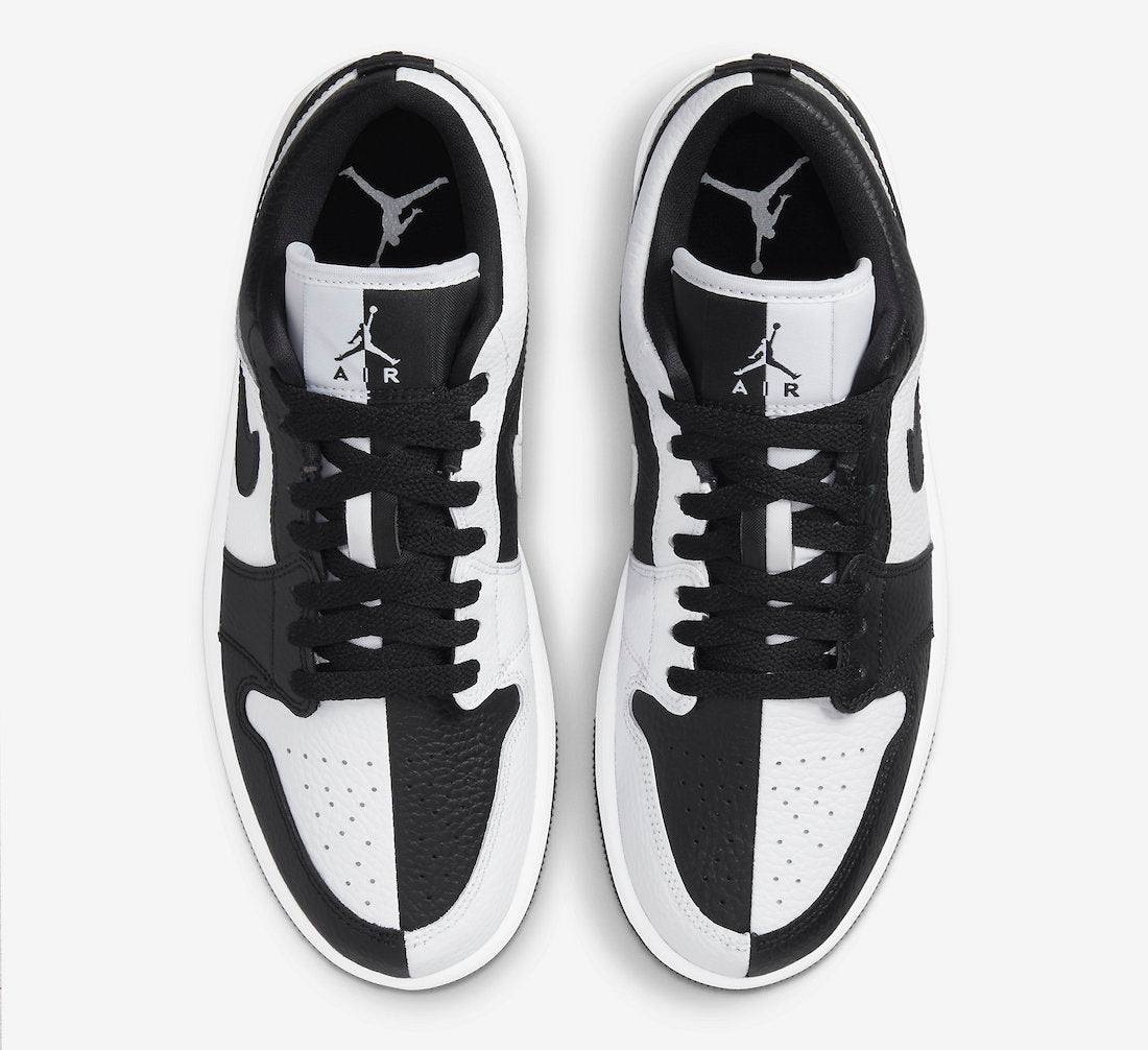 Jordan 1 Low SE Homage Split White Black (Women's) - Vista 4