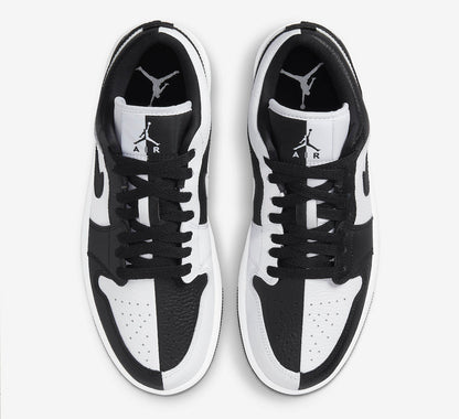 Jordan 1 Low SE Homage Split White Black (Women's) - Vista 4