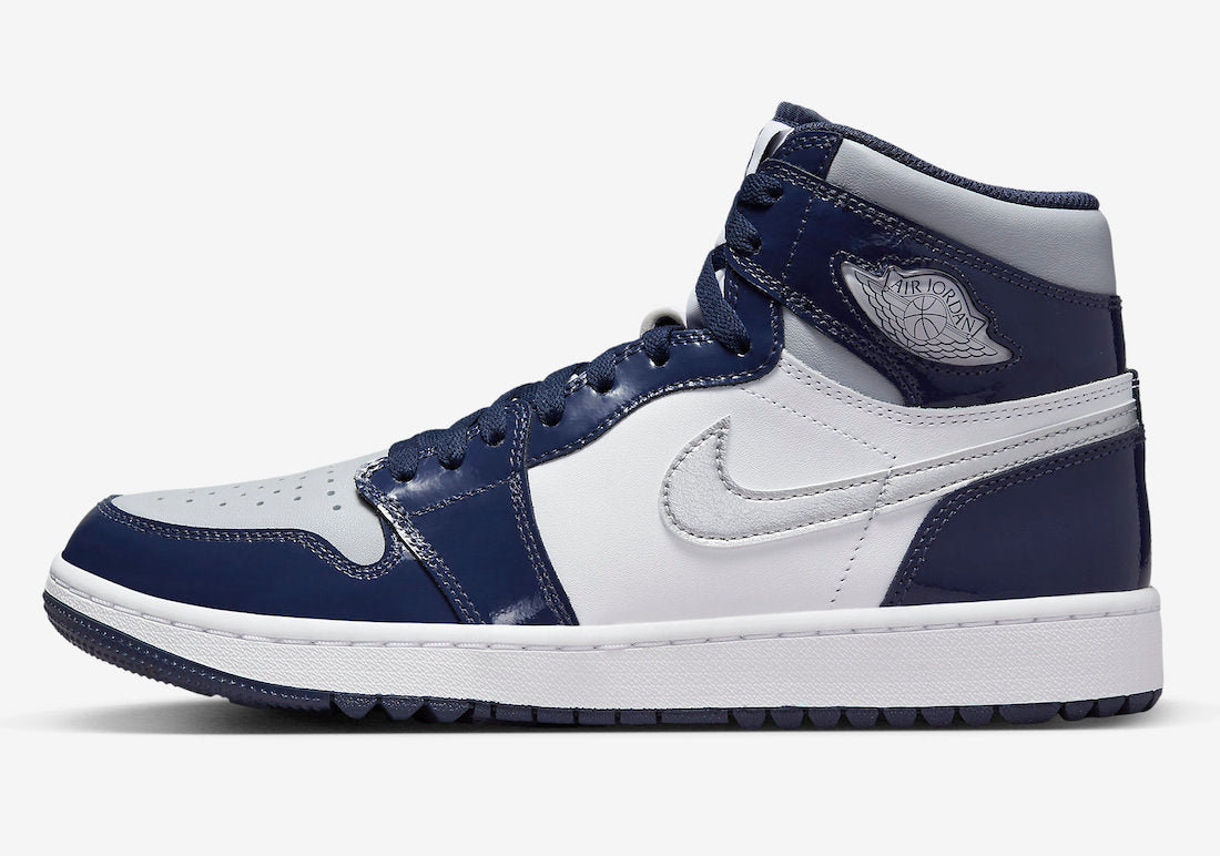 Jordan 1 Retro High Golf Patent Midnight Navy - Vista 7
