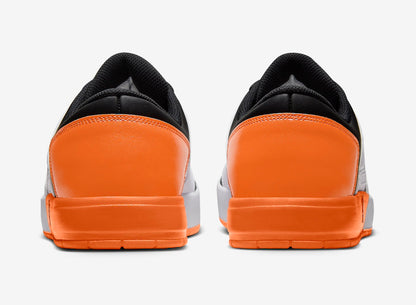 Jordan Nu Retro 1 Low White Black Magma Orange - Vista 5