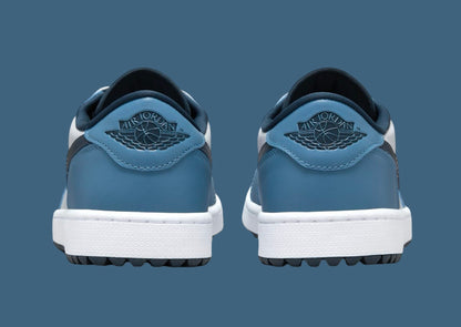 Jordan 1 Low Golf White Aegean Storm - Vista 5