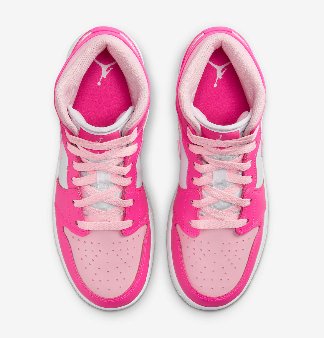 Jordan 1 Mid Fierce Pink (Women's) - Vista 4