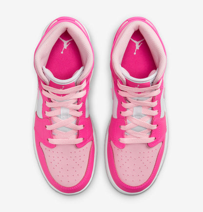 Jordan 1 Mid Fierce Pink (Women's) - Vista 4