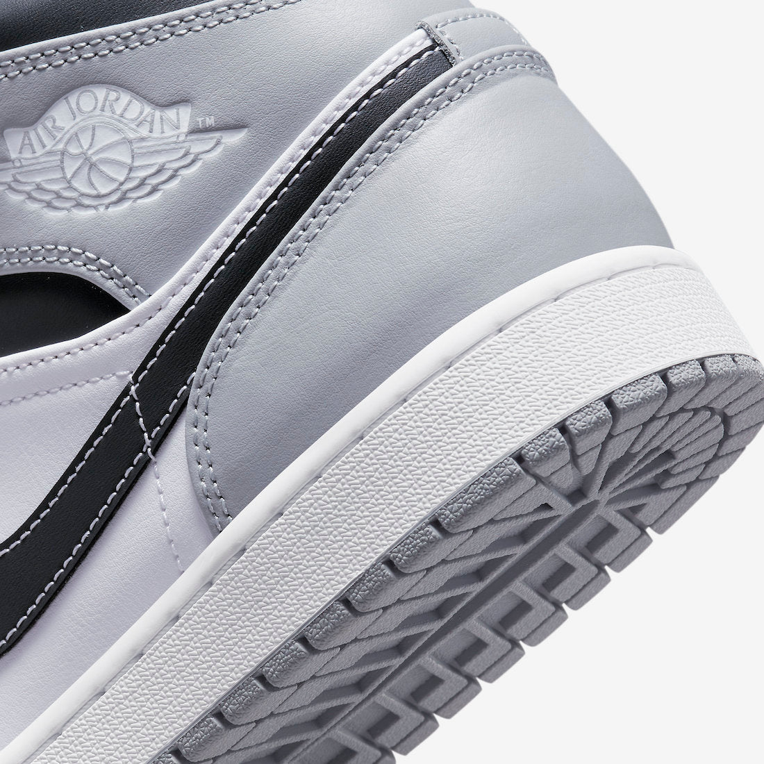 Jordan 1 Mid Light Smoke Grey Anthracite - Vista 8