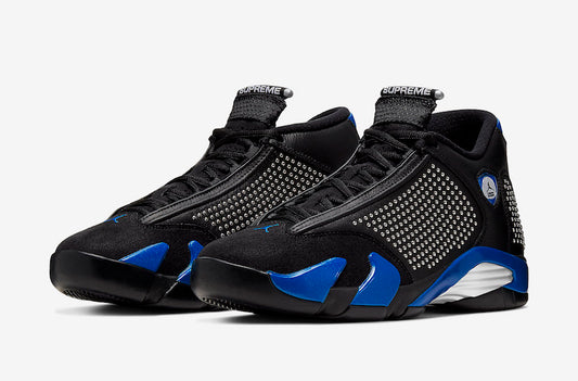 Jordan 14 Retro Supreme Black - Vista 1