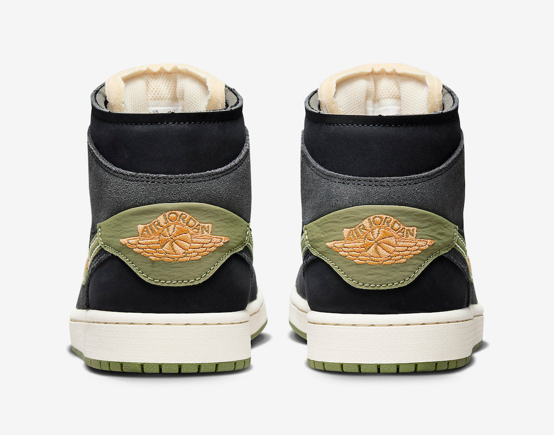 Jordan 1 Mid SE Craft Anthracite Light Olive - Vista 5