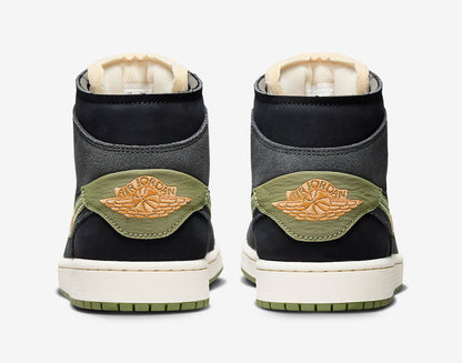 Jordan 1 Mid SE Craft Anthracite Light Olive - Vista 5