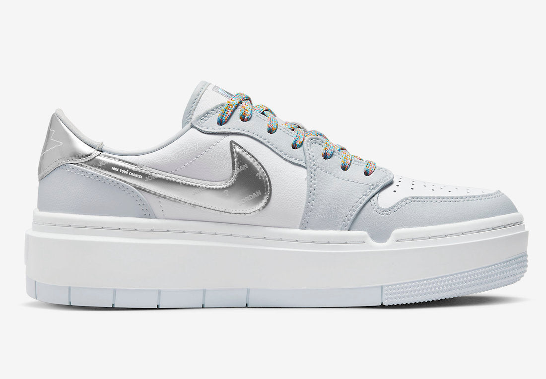 Jordan 1 Elevate Low SE Tear Away Silver (Women's) - Vista 4