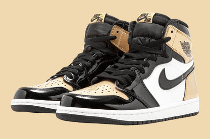 Jordan 1 Retro High NRG Patent Gold Toe - Vista 1
