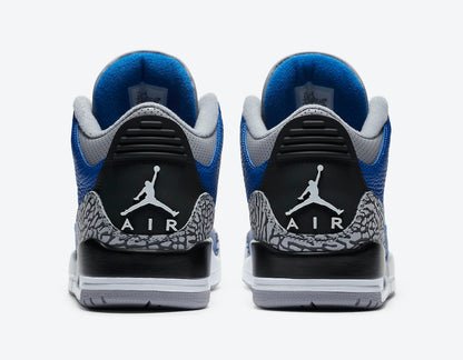 Jordan 3 Retro Varsity Royal Cement - Vista 4