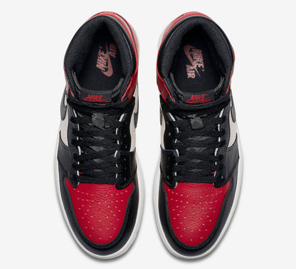 Jordan 1 Retro High Bred Toe - Vista 4
