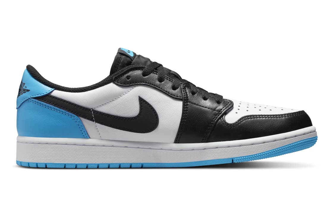 Jordan 1 Retro Low OG Black Dark Powder Blue - Vista 3