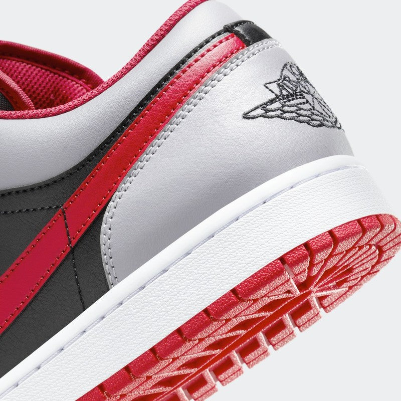 Jordan 1 Low Black Light Smoke Grey Gym Red - Vista 8
