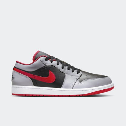 Jordan 1 Low Black Light Smoke Grey Gym Red - Vista 1