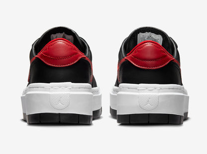 Jordan 1 Elevate Low Black Gym Red White (Women's) - Vista 5