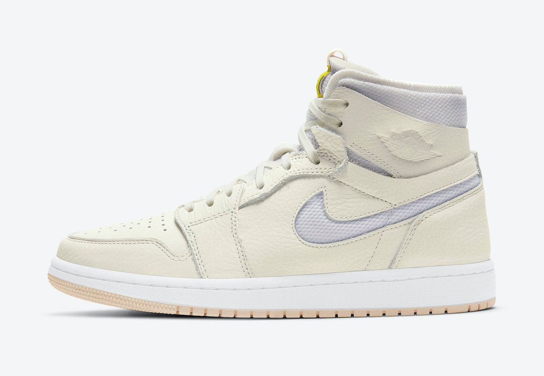 Jordan 1 High Zoom Air CMFT Pearl White (Women's) - Vista 2