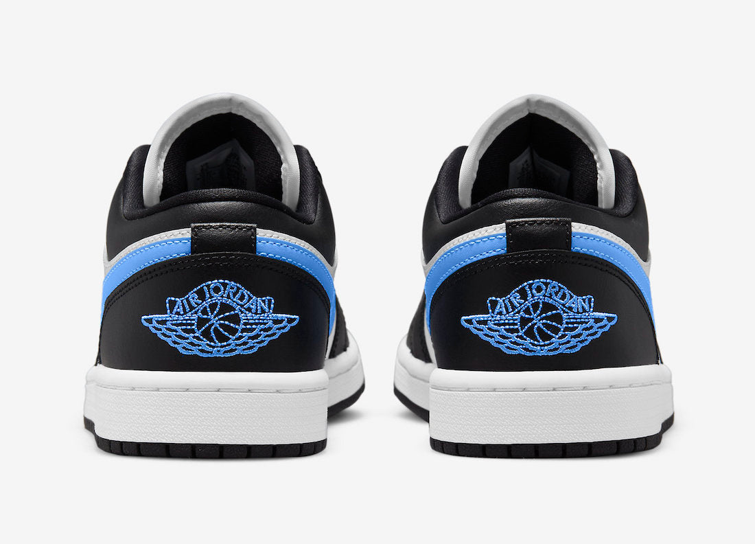 Jordan 1 Low Black University Blue White - Vista 5