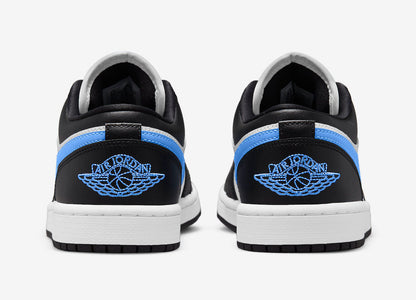 Jordan 1 Low Black University Blue White - Vista 5