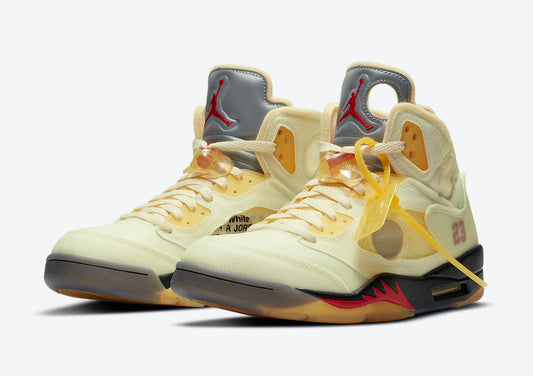 Jordan 5 Retro Off-White Sail - Vista 1