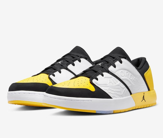 Jordan Nu Retro 1 Low Black Tour Yellow White - Vista 1