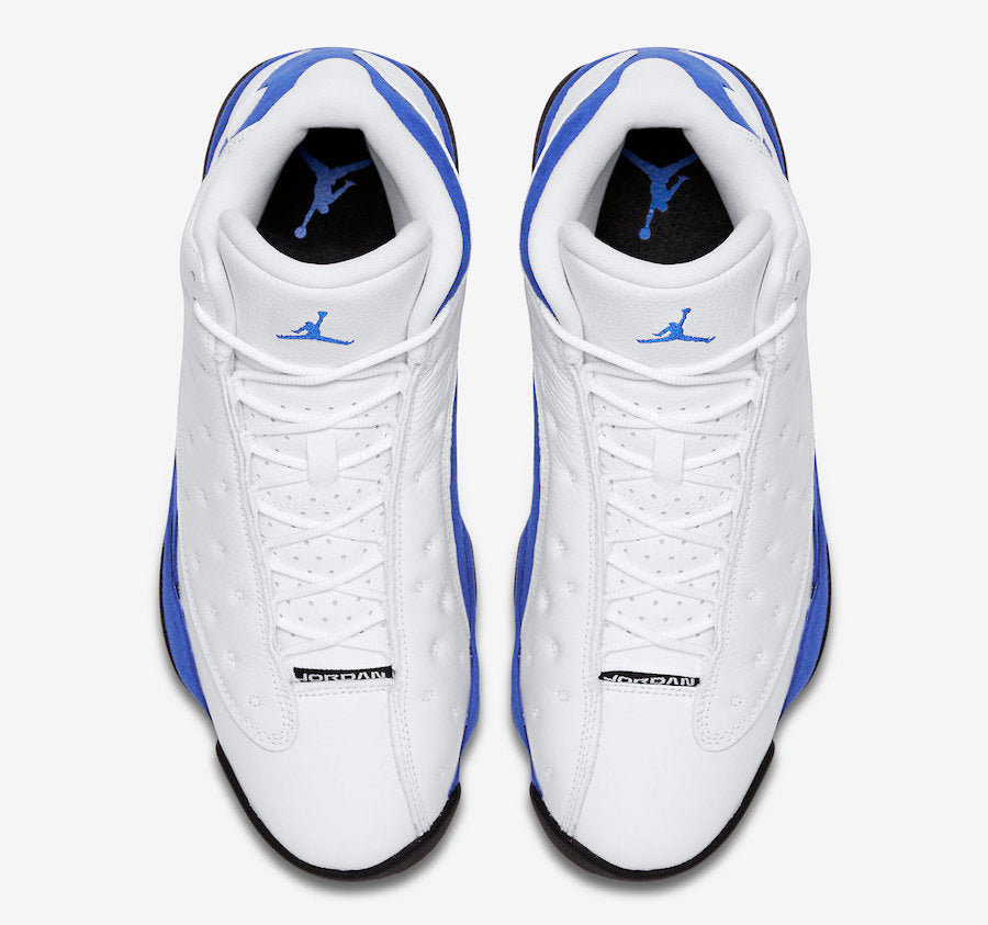 Jordan 13 Retro White Hyper Royal Black - Vista 4