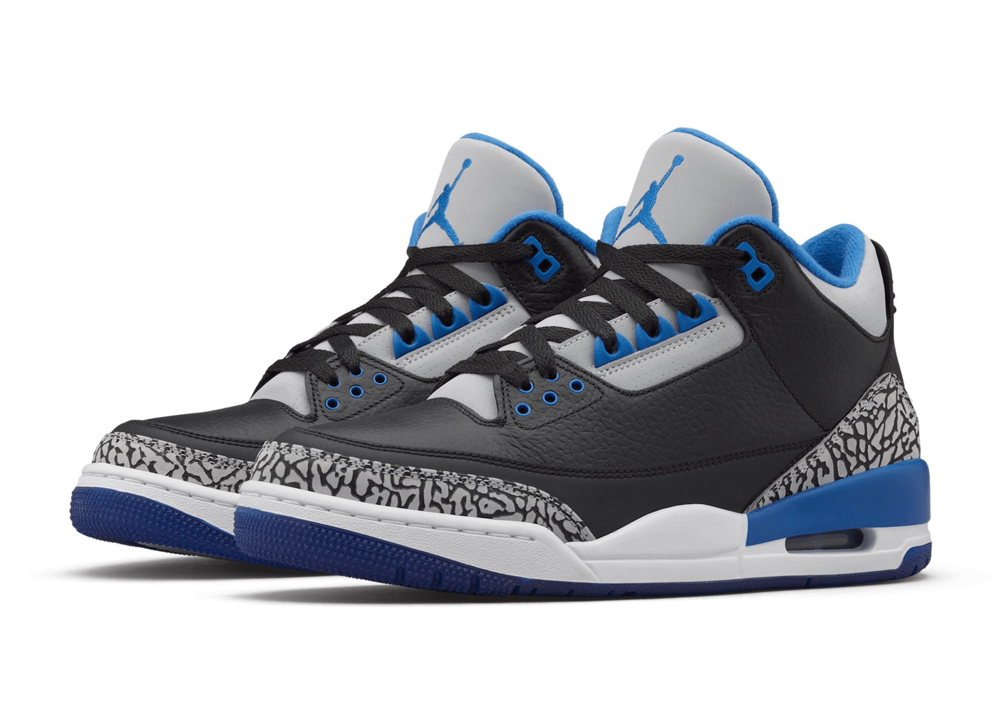 Jordan 3 Retro Sport Blue - Vista 1