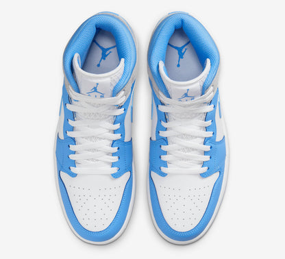 Jordan 1 Mid University Blue Grey - Vista 4