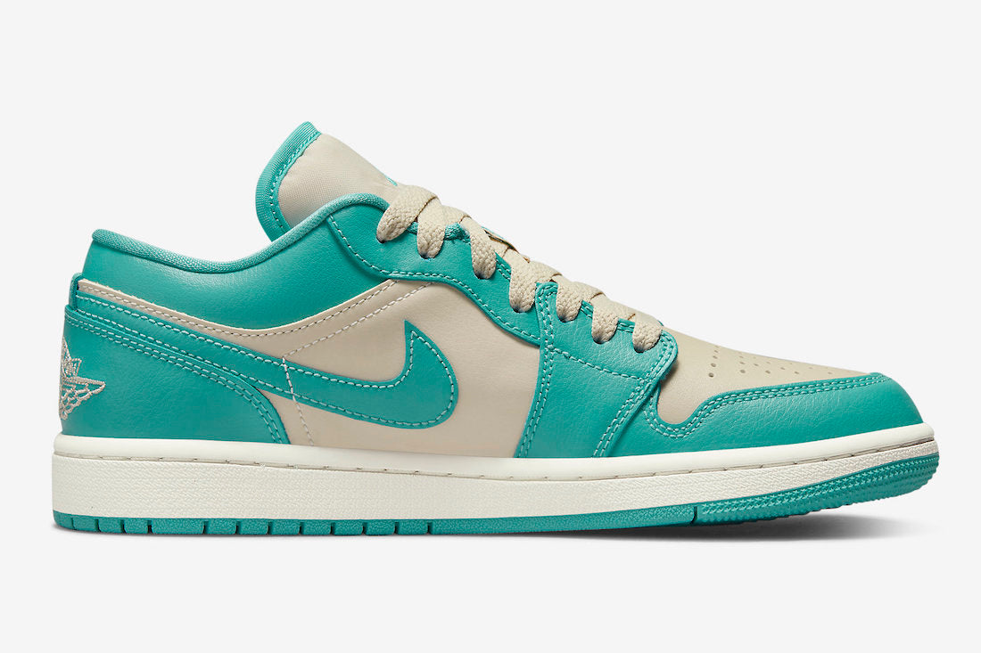 Jordan 1 Low Tropical Teal - Vista 3