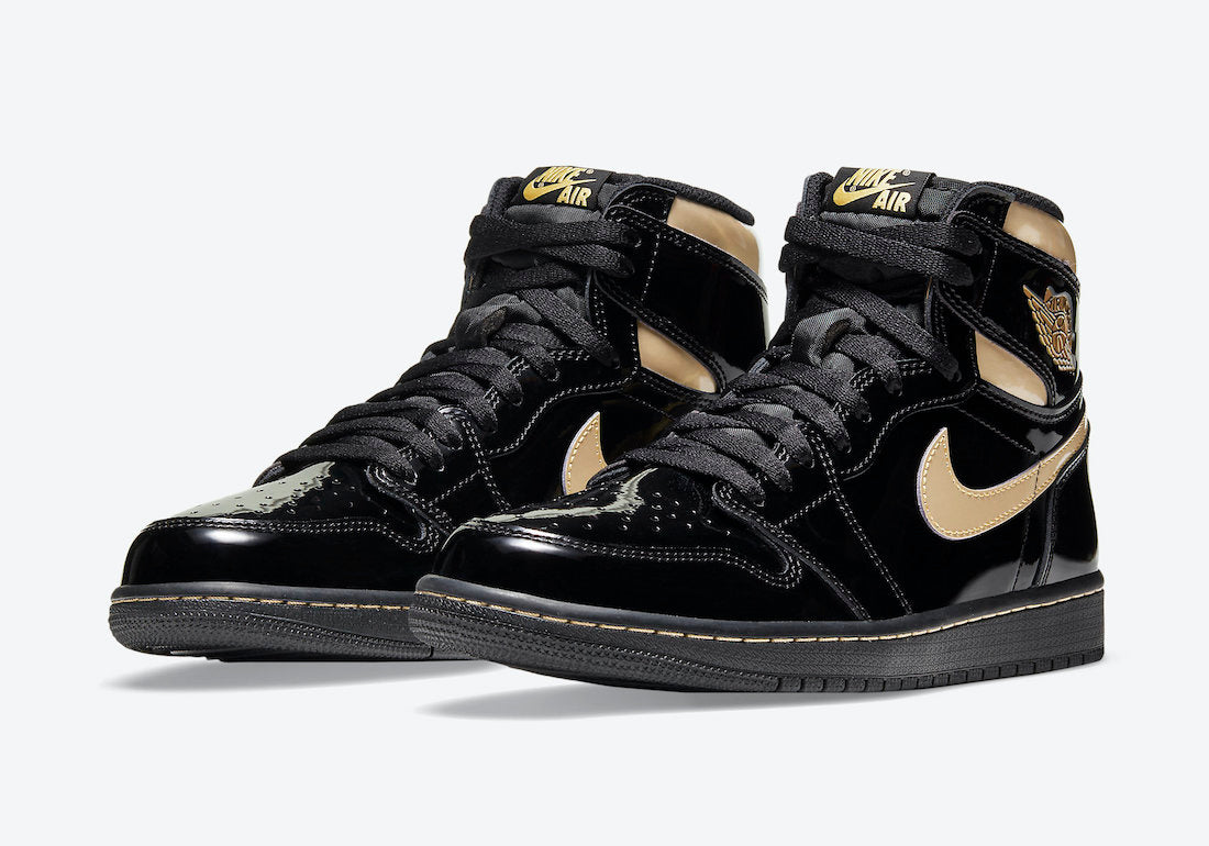 Jordan 1 Retro High Black Metallic Gold (2020) - Vista 1