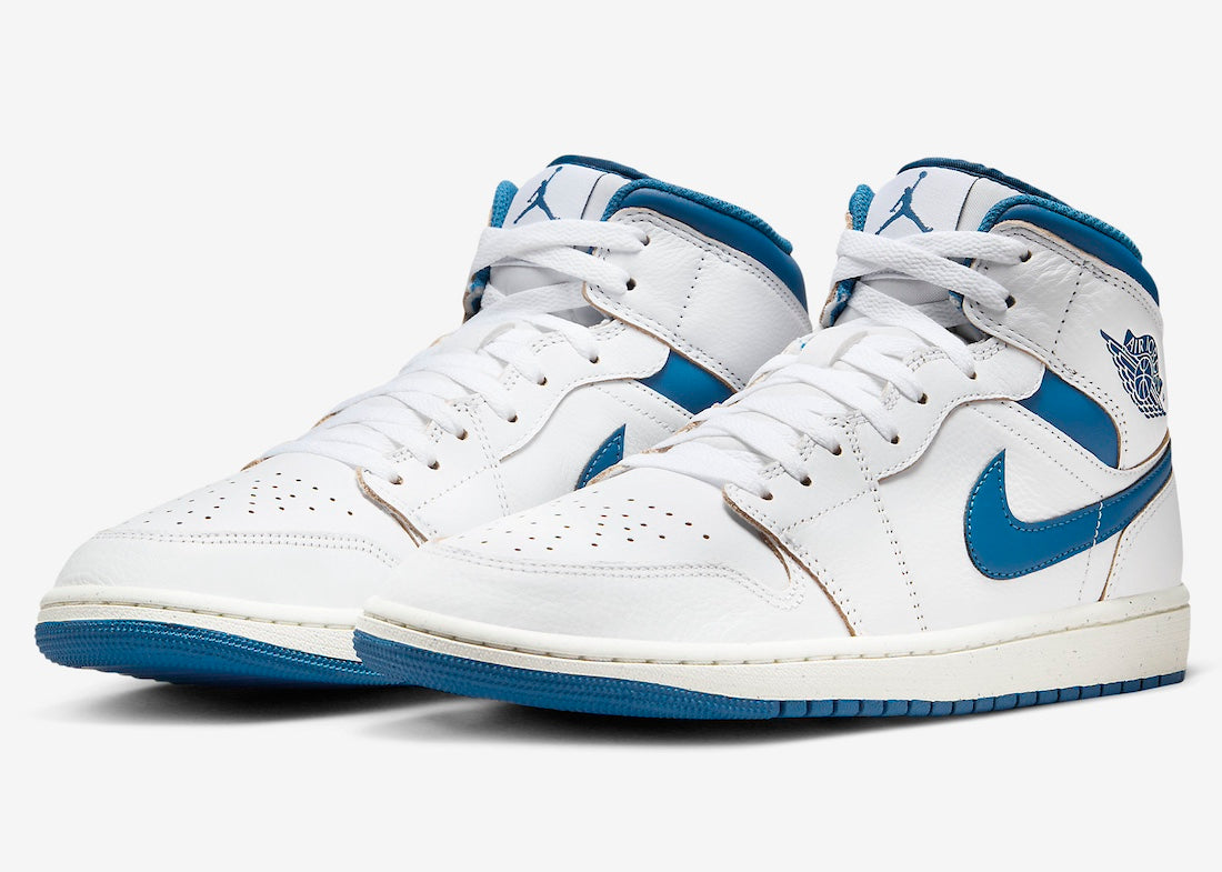 Jordan 1 Mid SE Industrial Blue - Vista 1
