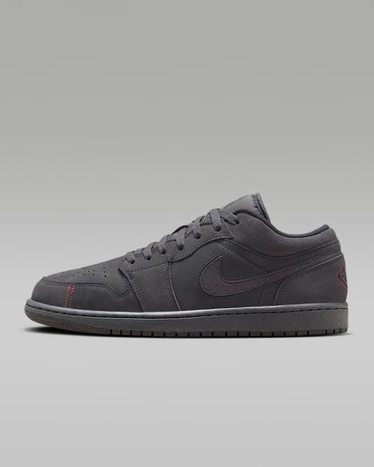 Jordan 1 Low SE Craft Dark Smoke Grey Varsity Red - Vista 1