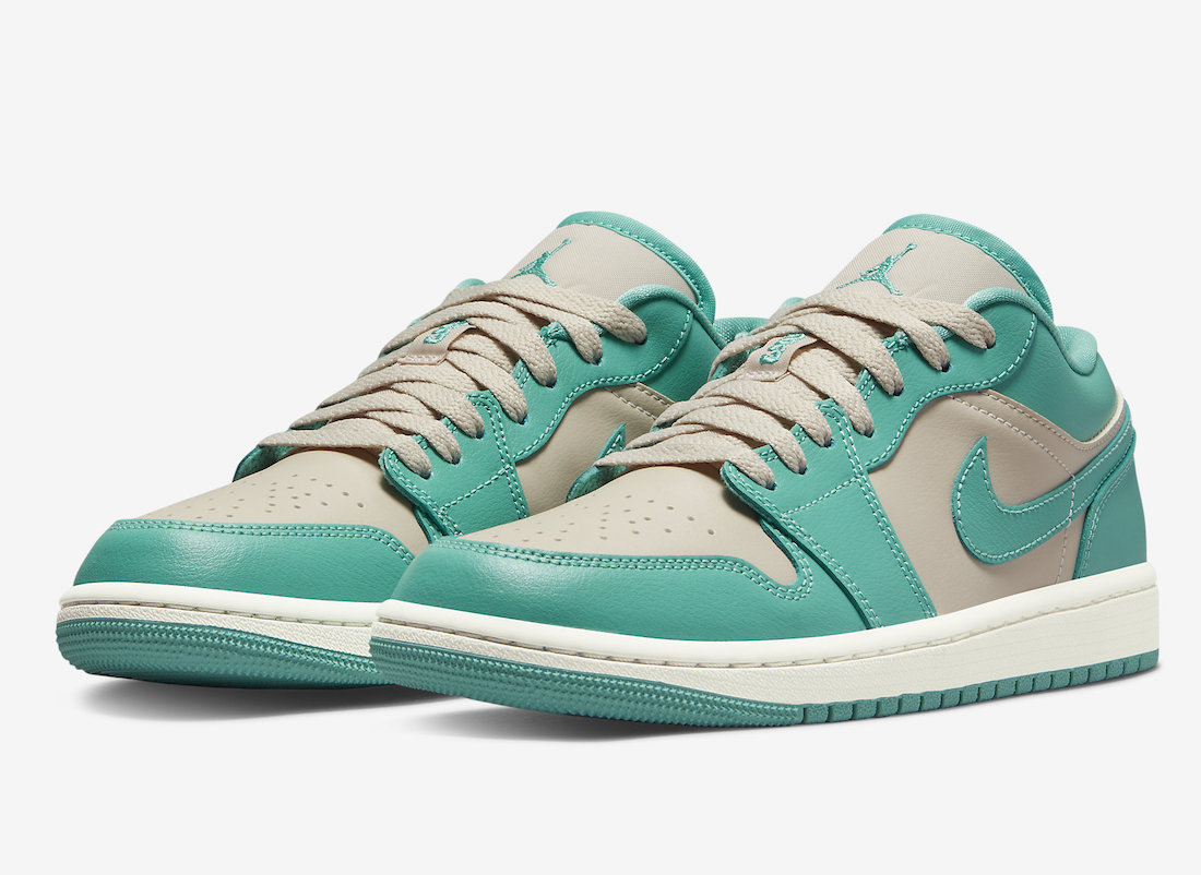 Jordan 1 Low Tropical Teal - Vista 1