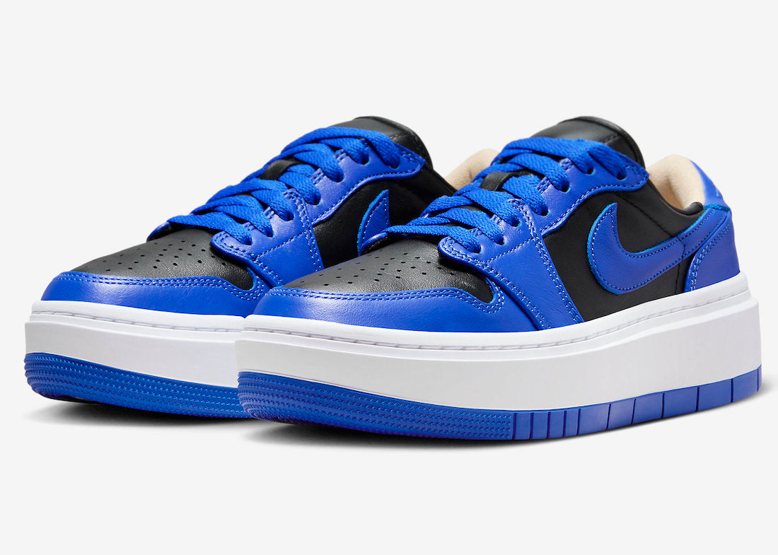 Jordan 1 Elevate Low Black Hyper Royal (Women's) - Vista 1