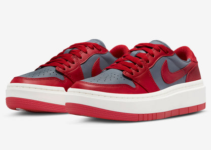 Jordan 1 Elevate Low Dark Grey Varsity Red (Women's) - Vista 1