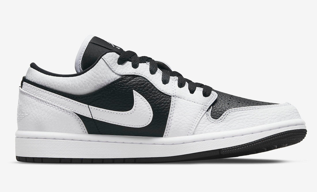 Jordan 1 Low SE Homage Split White Black (Women's) - Vista 3