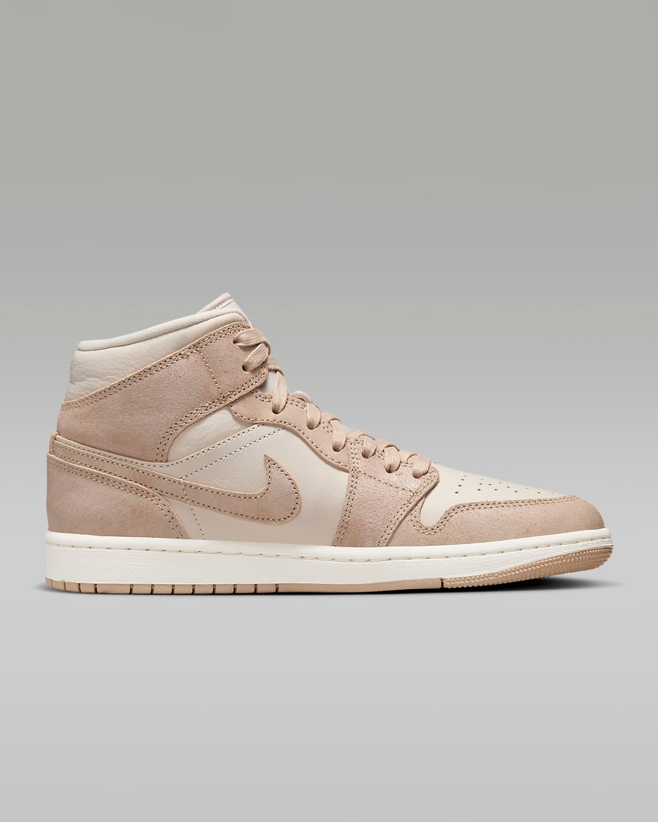 Jordan 1 Mid SE Legend Light Brown (Women's) - Vista 3