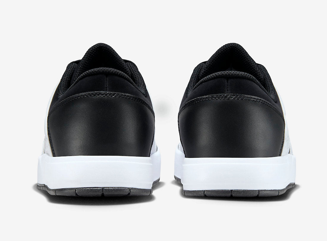 Jordan Nu Retro 1 Low White Black - Vista 5