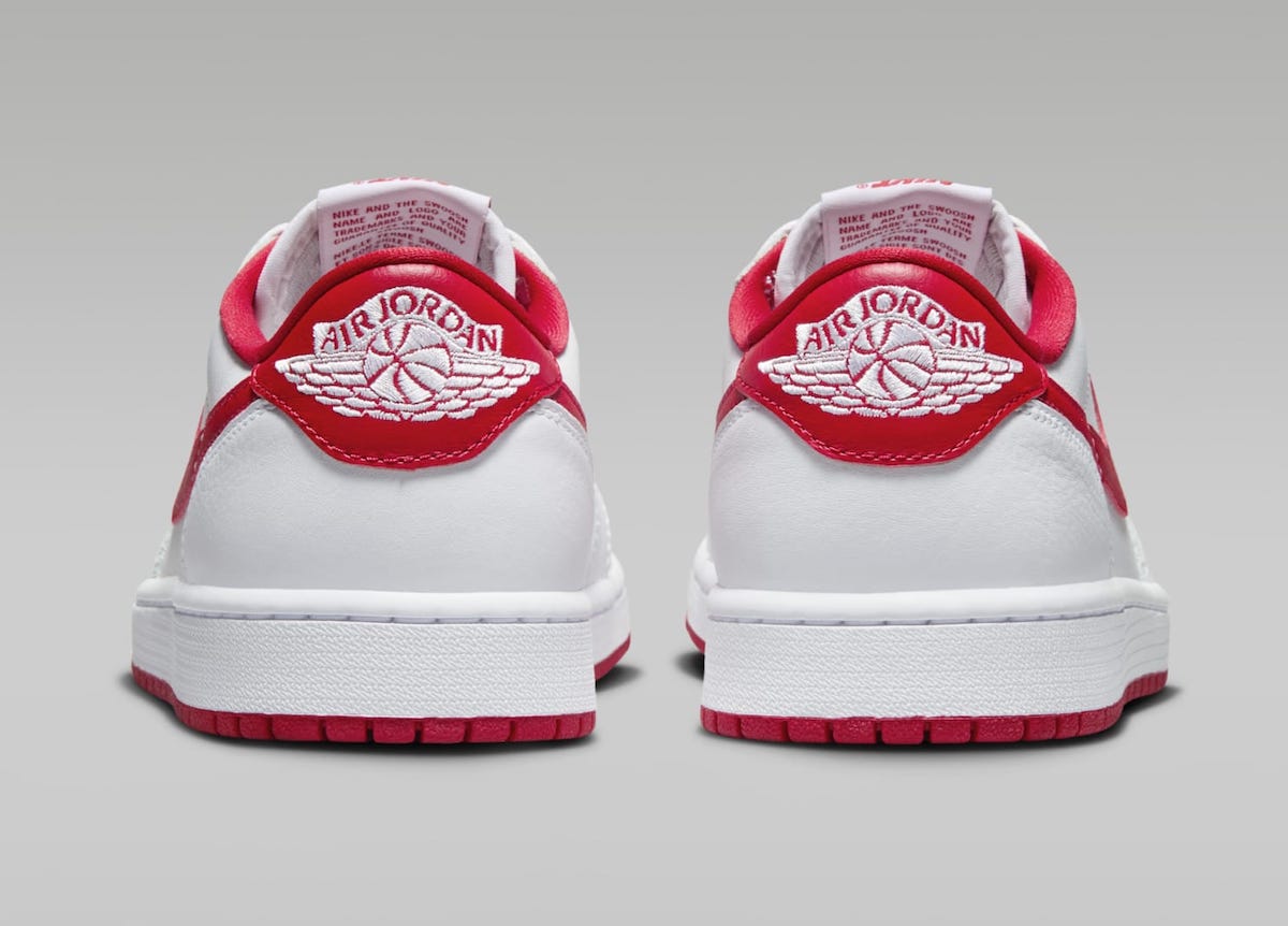 Jordan 1 Retro Low OG University Red - Vista 5