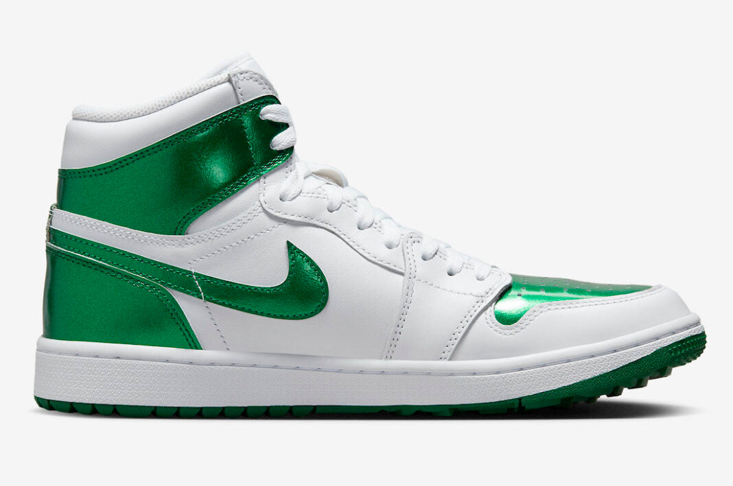 Jordan 1 Retro High Golf Metallic Green - Vista 2