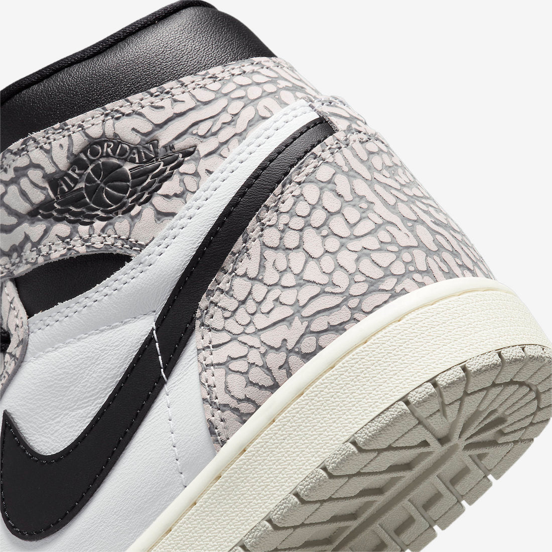 Jordan 1 Retro High OG White Cement - Vista 8