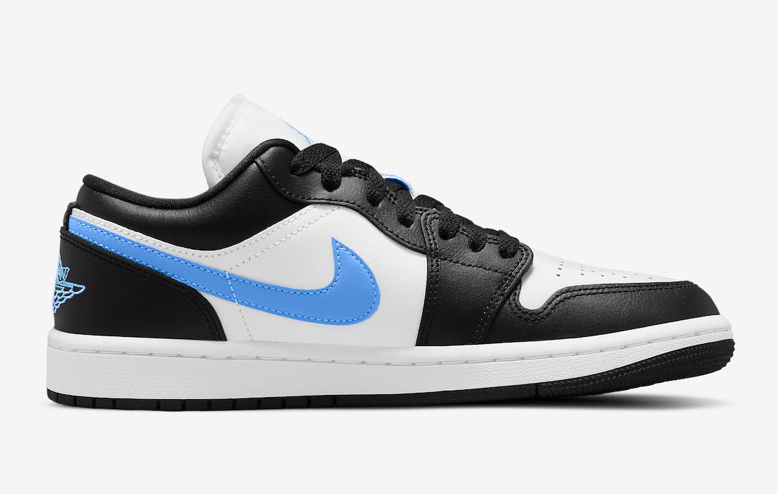 Jordan 1 Low Black University Blue White - Vista 3