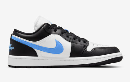 Jordan 1 Low Black University Blue White - Vista 3