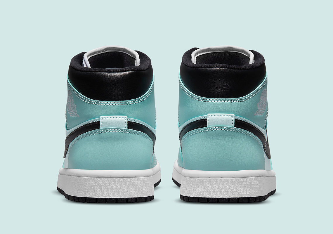 Jordan 1 Mid Aqua Blue Tint (Women's) - Vista 4