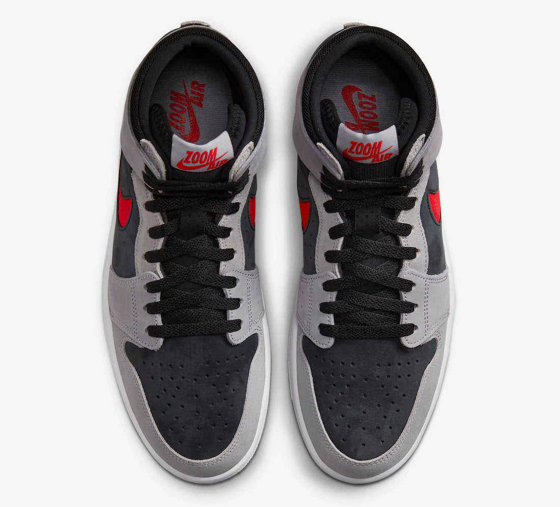 Jordan 1 High Zoom Air CMFT 2 Black Fire Red Cement - Vista 4