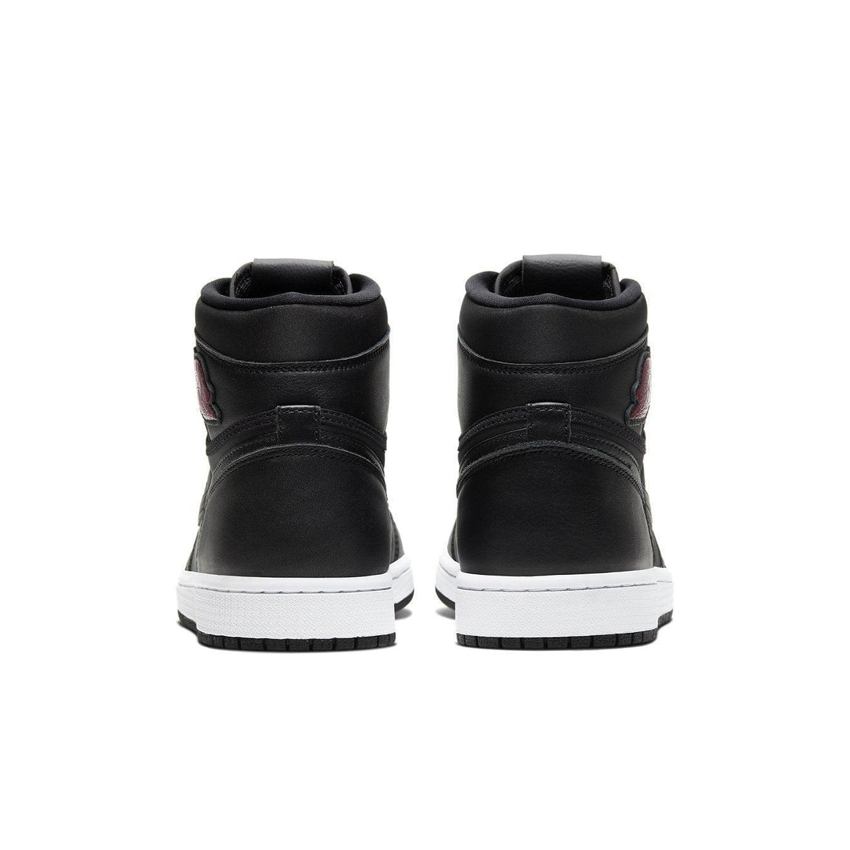 Jordan 1 Retro High Black Satin Gym Red - Vista 4