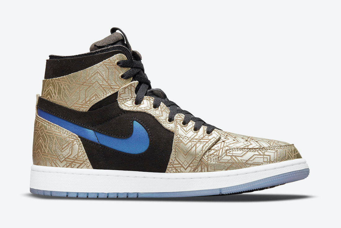 Jordan 1 High Zoom Air CMFT Gold Laser - Vista 3