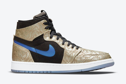 Jordan 1 High Zoom Air CMFT Gold Laser - Vista 3