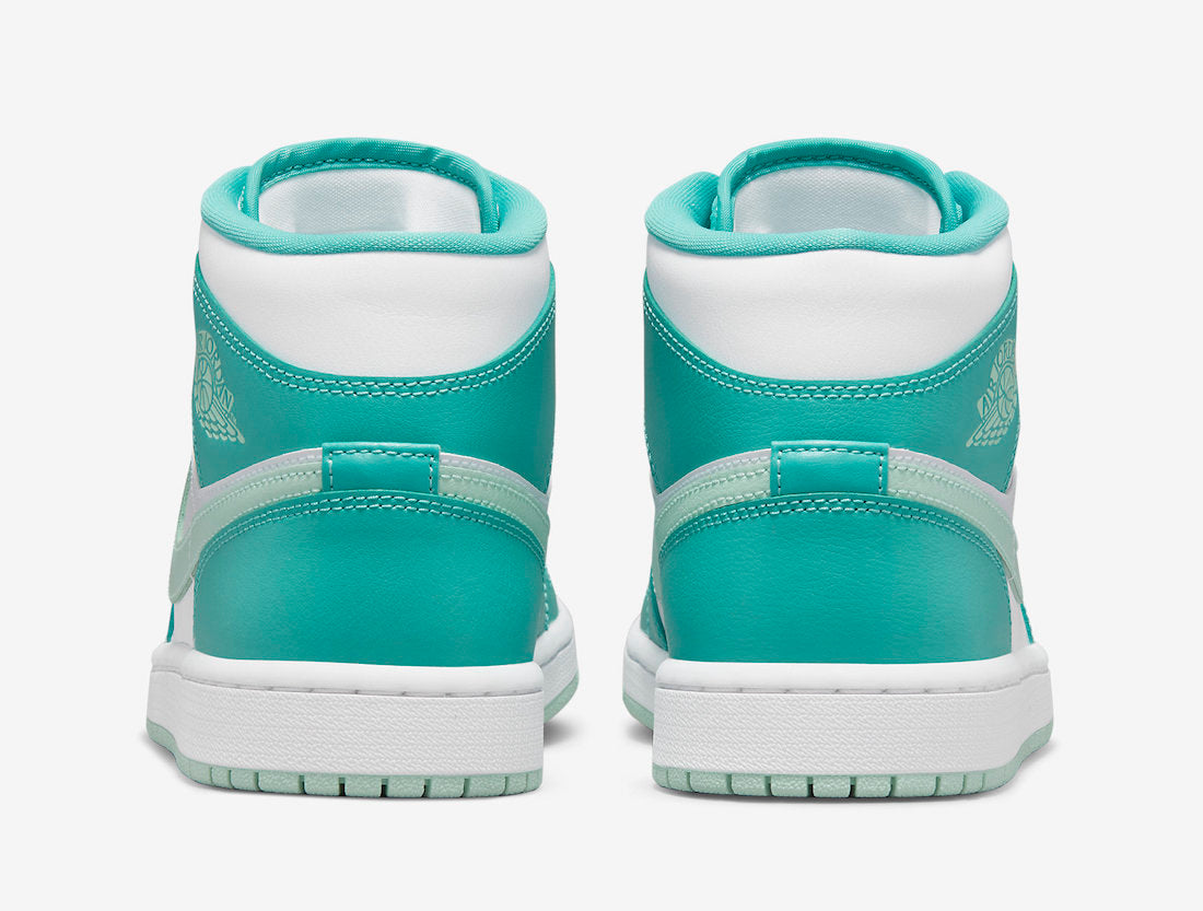Jordan 1 Mid Washed Teal (Women's) - Vista 5
