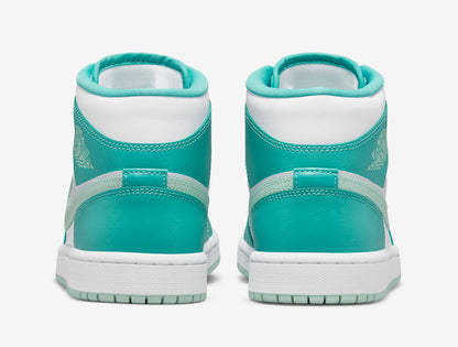 Jordan 1 Mid Washed Teal (Women's) - Vista 5