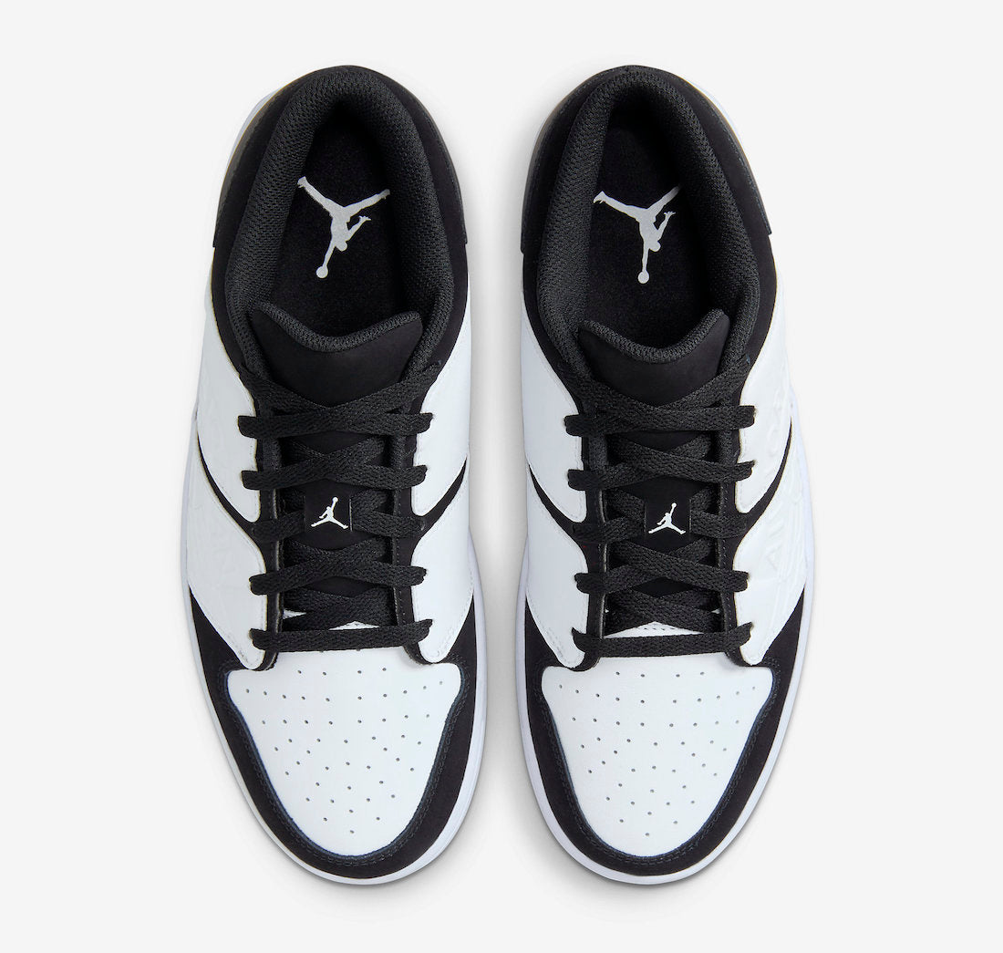 Jordan Nu Retro 1 Low White Black - Vista 4